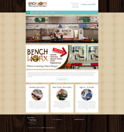 Benchworx website screenshot