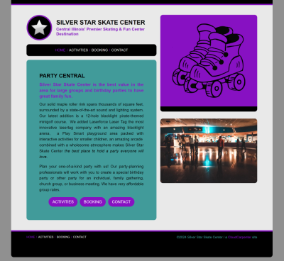 https://silverstarskatecenter.com screenshot